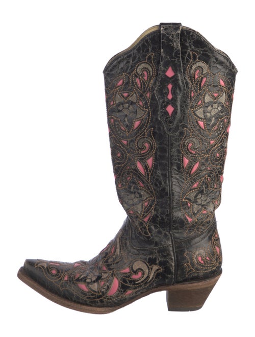 Corral Boots Leather Printed Western Boots