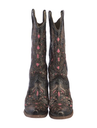 Corral Boots Leather Printed Western Boots