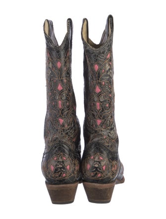 Corral Boots Leather Printed Western Boots