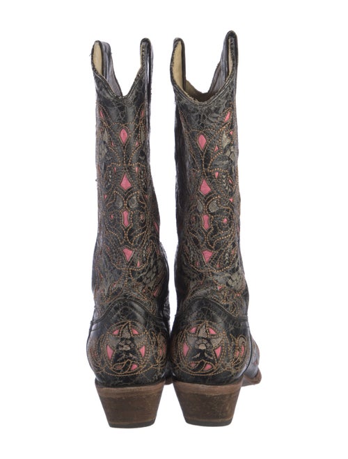 Corral Boots Leather Printed Western Boots