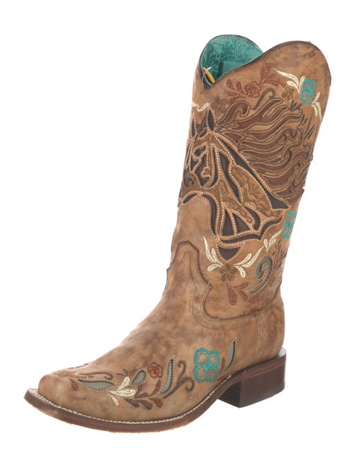 Corral Boots Leather Patterned Western Boots w/ Tags