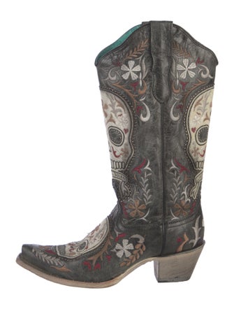 Corral Boots Leather Printed Western Boots