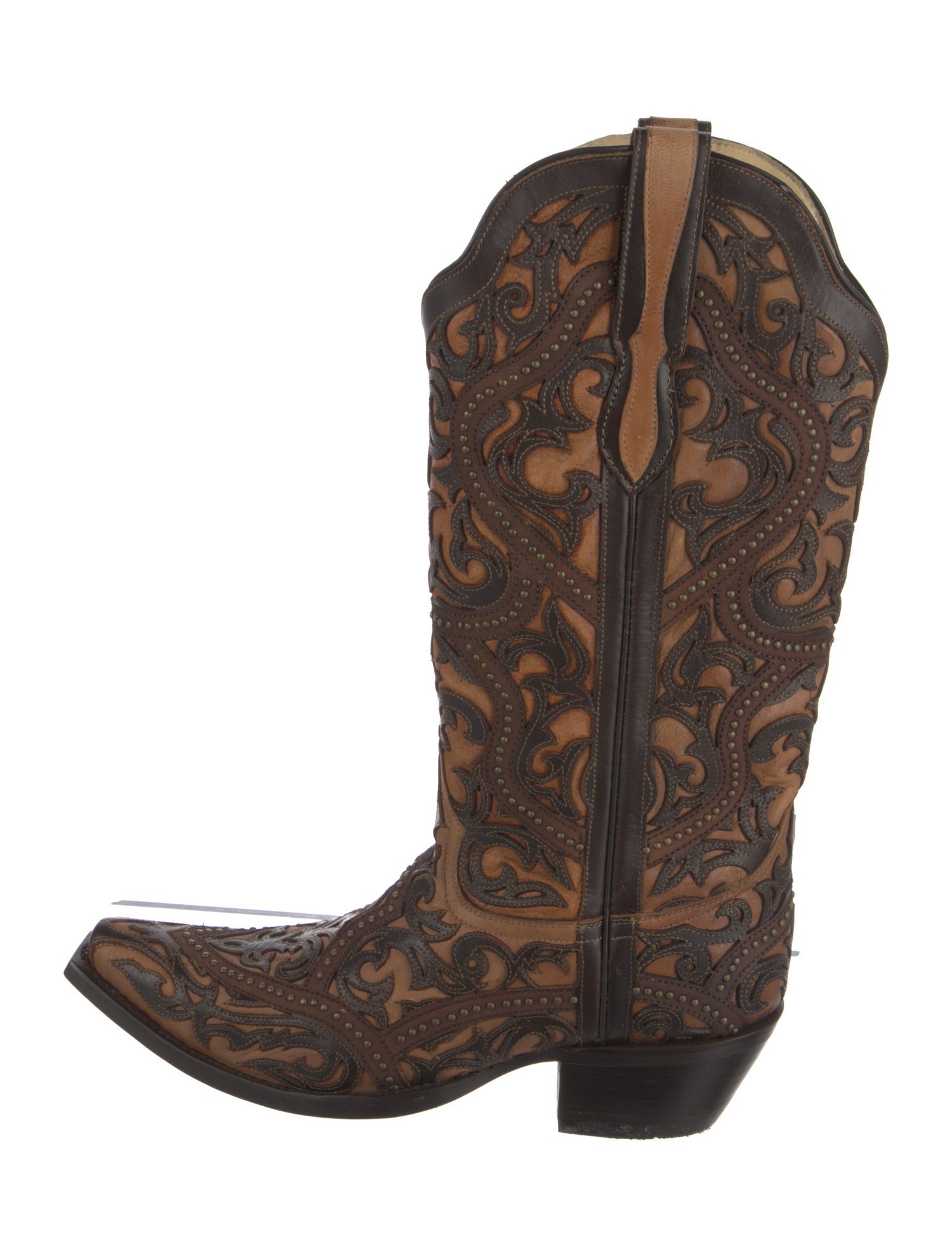 Corral Boots Leather Patterned Western Boots