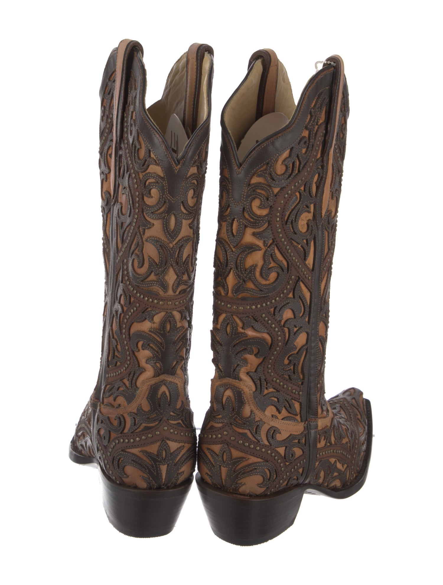 Corral Boots Leather Patterned Western Boots
