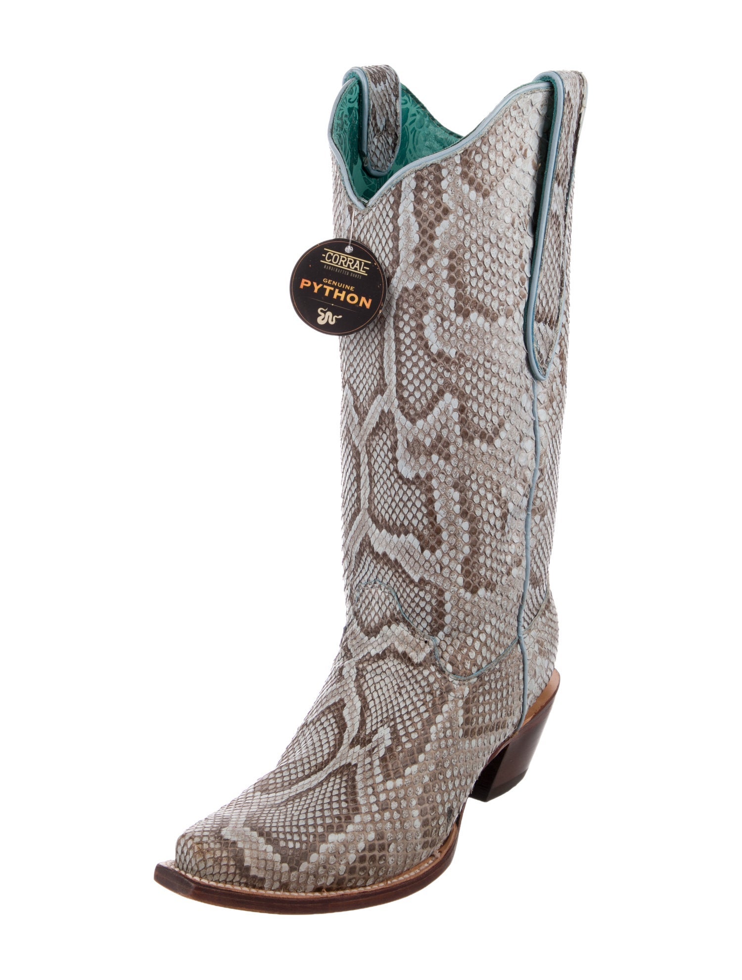 Corral Boots Snakeskin Animal Print Western Boots