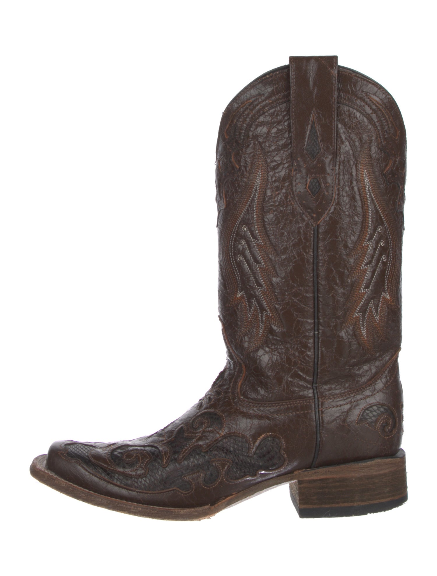 Corral Boots Leather Patterned Western Boots