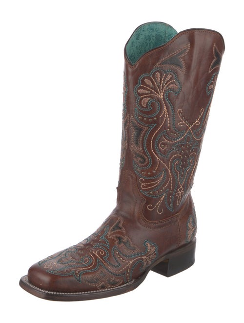 Corral Boots Leather Patterned Western Boots