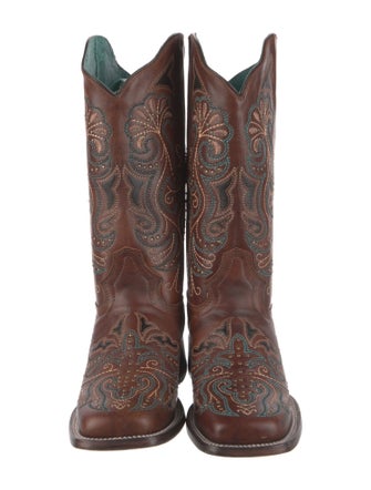Corral Boots Leather Patterned Western Boots