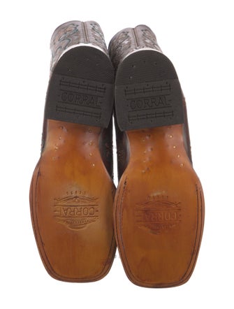 Corral Boots Leather Patterned Western Boots