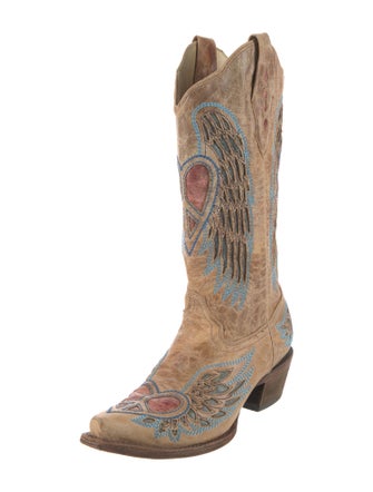 Corral Boots Leather Printed Western Boots