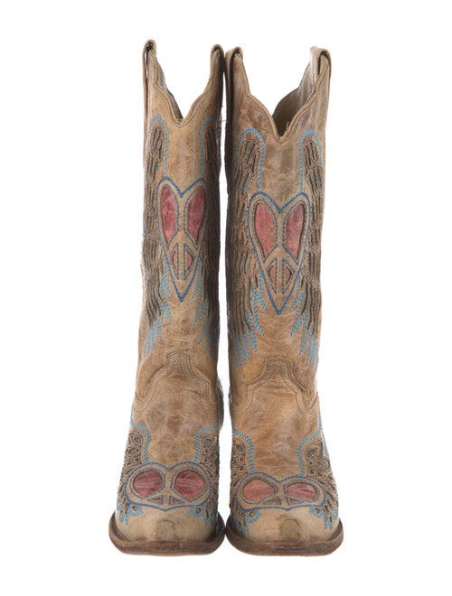 Corral Boots Leather Printed Western Boots