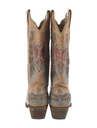 Corral Boots Leather Printed Western Boots