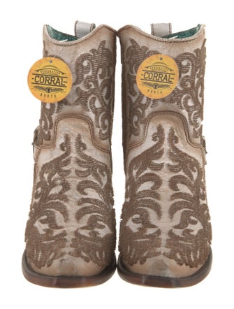 Corral Boots Leather Patterned Western Boots