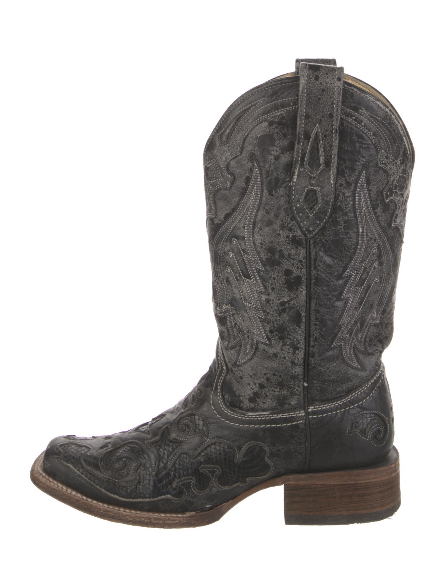 Corral Boots Leather Printed Western Boots