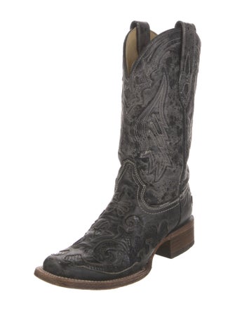 Corral Boots Leather Printed Western Boots