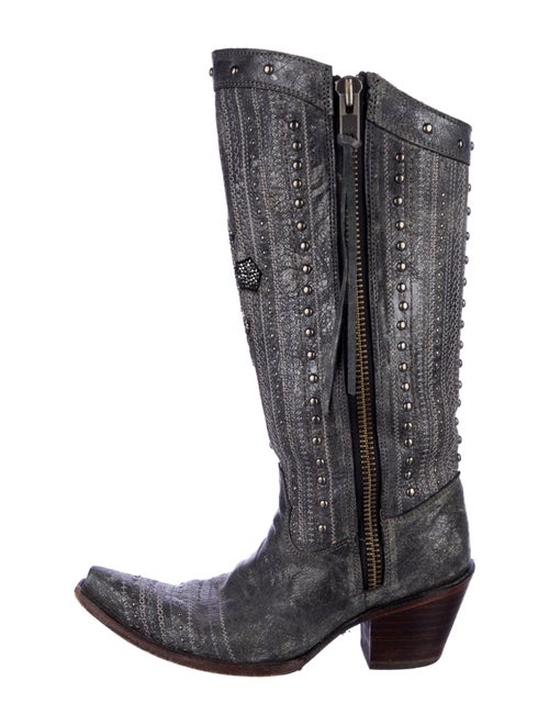 Corral Boots Leather Striped Western Boots