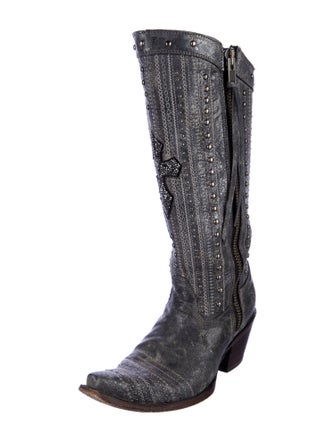 Corral Boots Leather Striped Western Boots