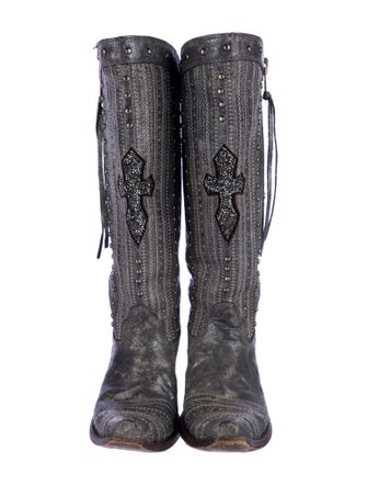 Corral Boots Leather Striped Western Boots