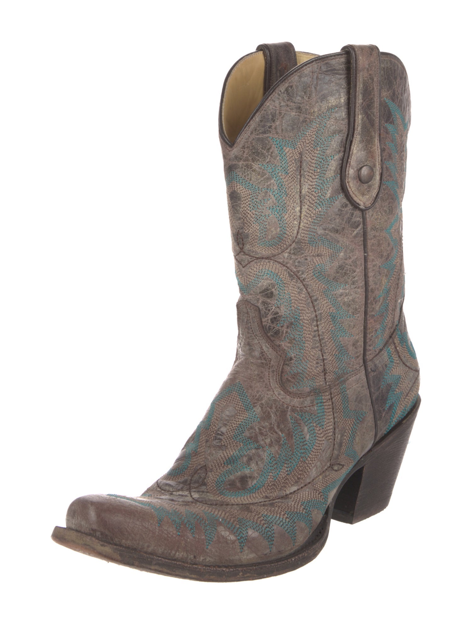 Corral Boots Leather Printed Western Boots