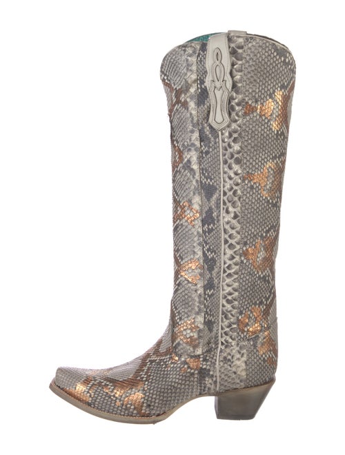 Corral Boots Snakeskin Animal Print Western Boots