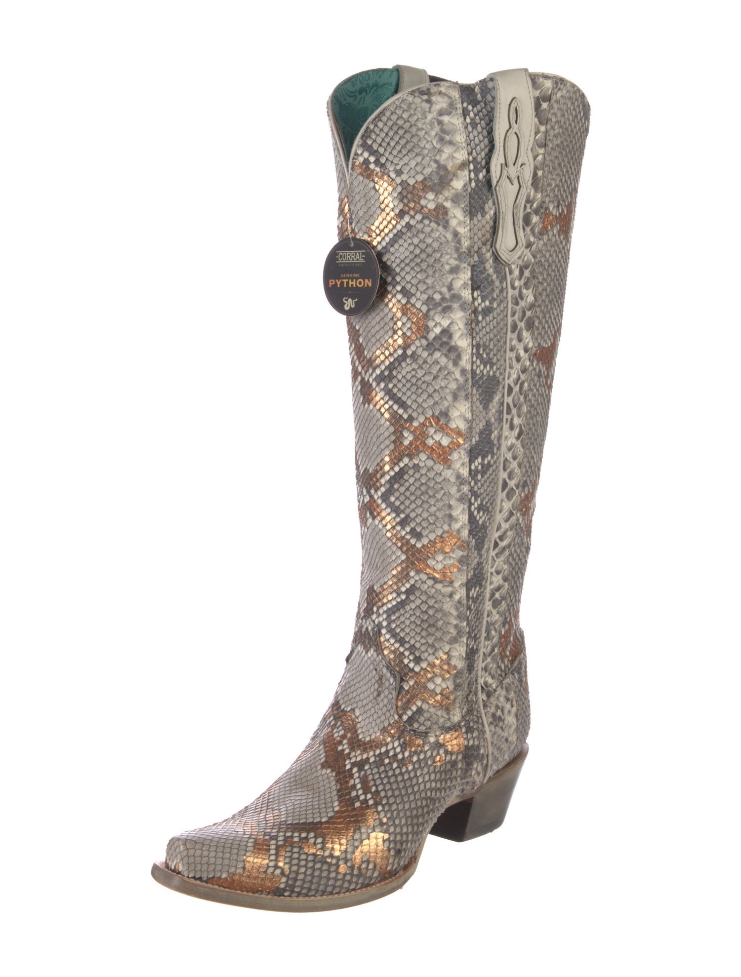 Corral Boots Snakeskin Animal Print Western Boots
