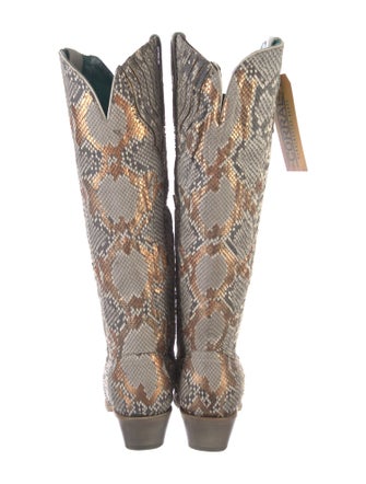 Corral Boots Snakeskin Animal Print Western Boots