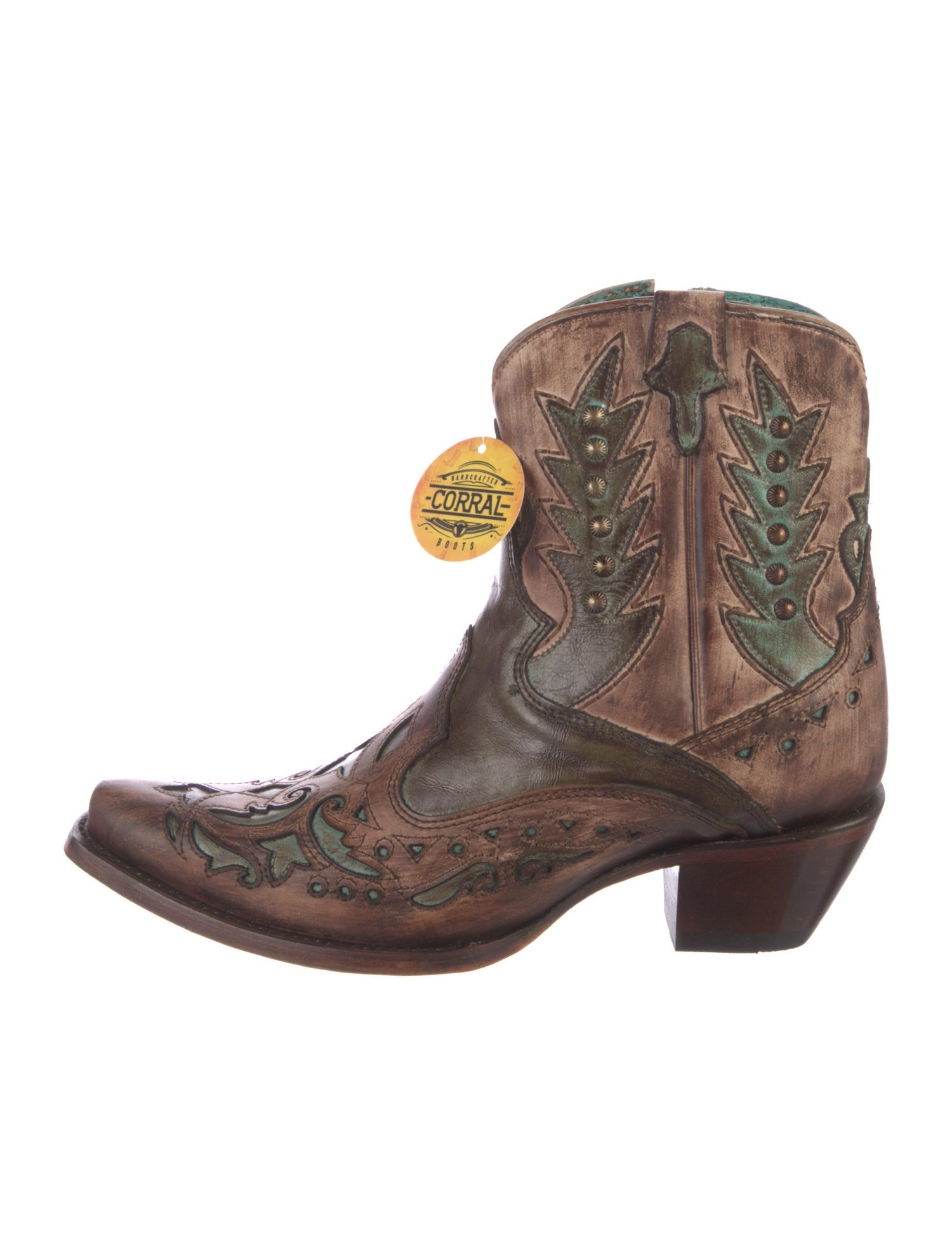 Corral Boots Leather Printed Western Boots