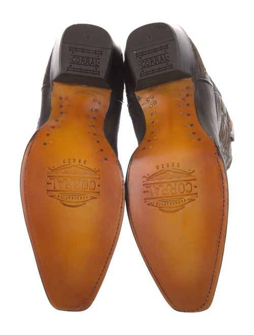 Corral Boots Leather Animal Print Western Boots