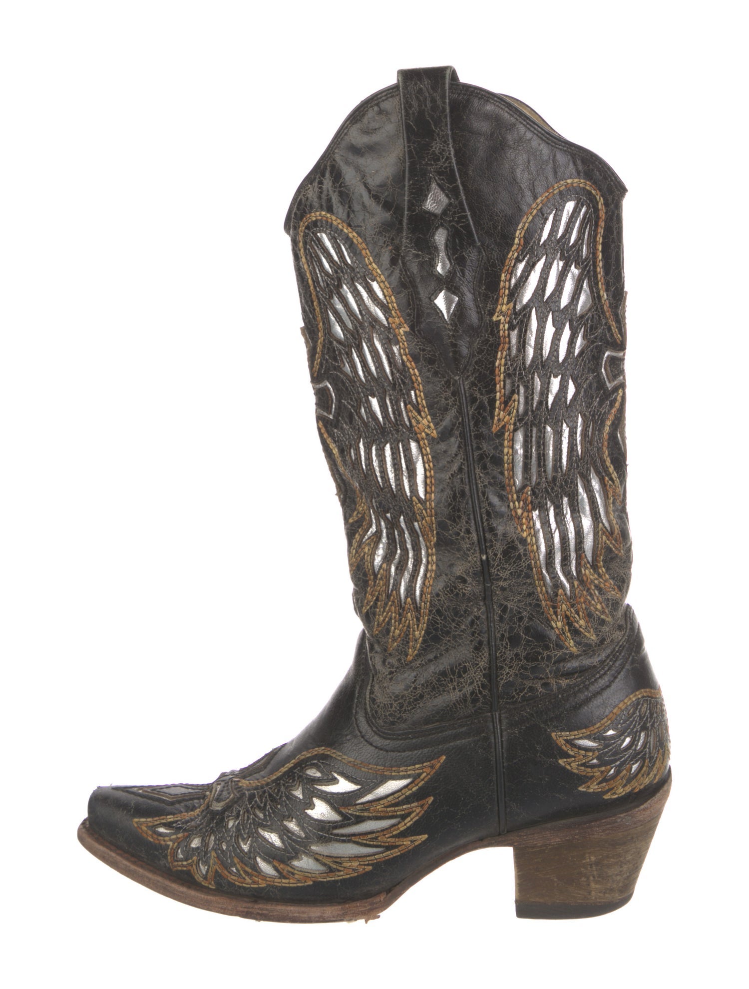 Corral Boots Leather Patterned Western Boots