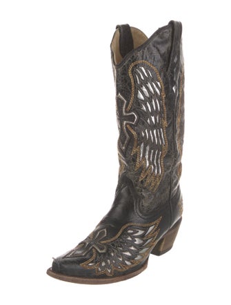 Corral Boots Leather Patterned Western Boots