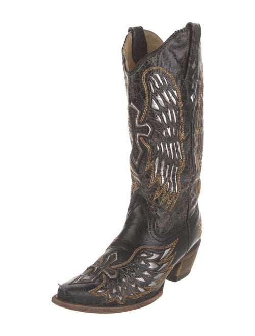 Corral Boots Leather Patterned Western Boots