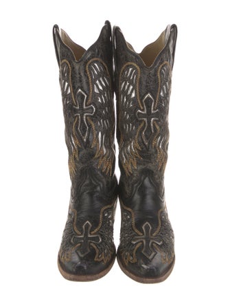 Corral Boots Leather Patterned Western Boots