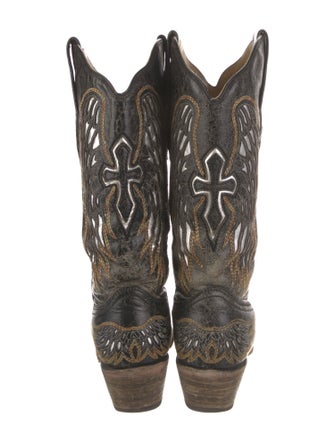 Corral Boots Leather Patterned Western Boots