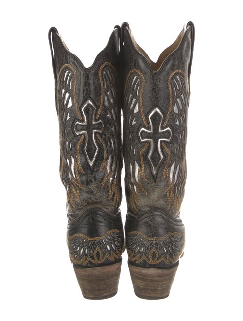 Corral Boots Leather Patterned Western Boots