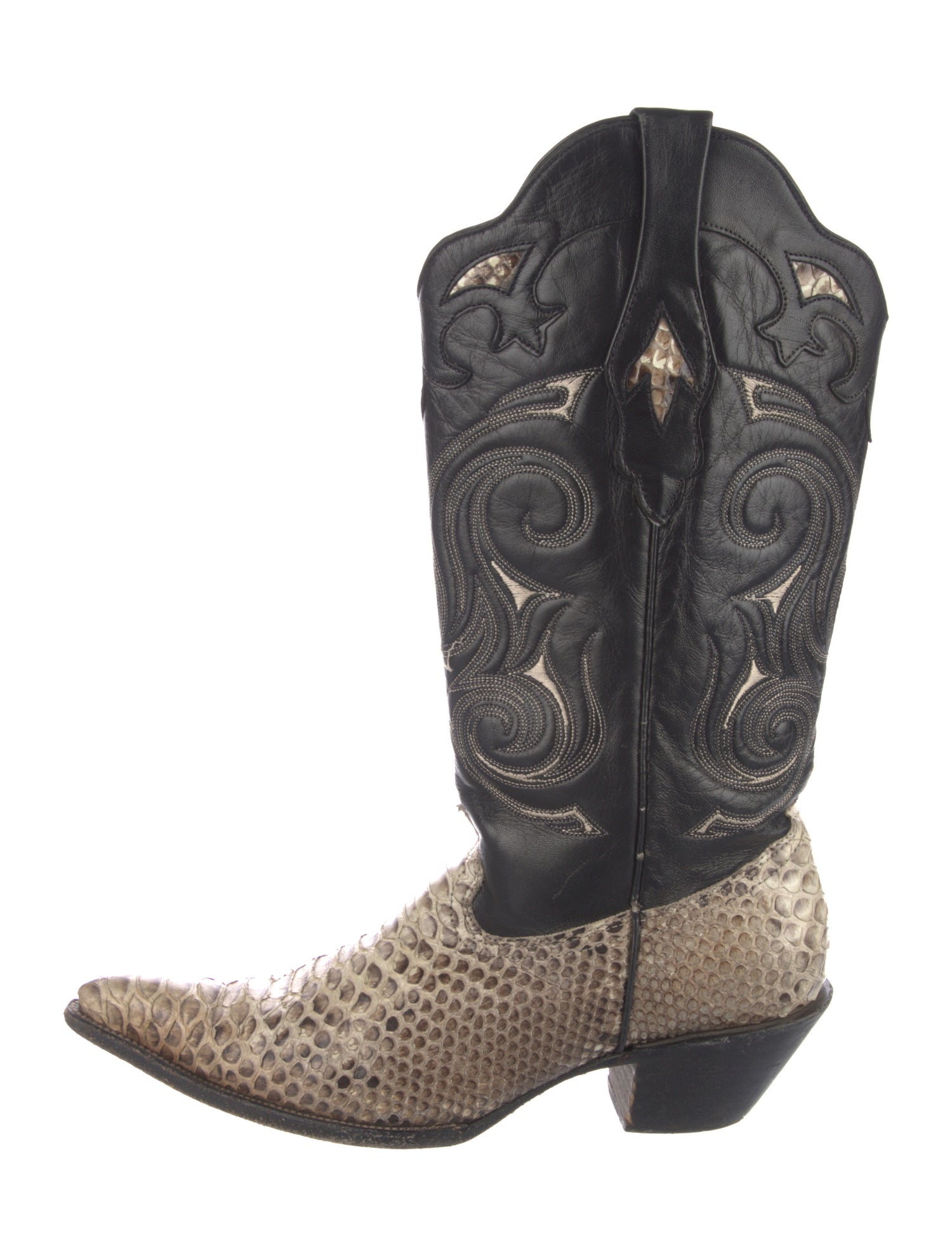 Corral Boots Snakeskin Patterned Western Boots