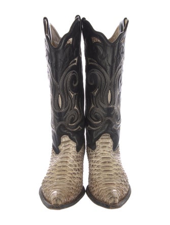 Corral Boots Snakeskin Patterned Western Boots
