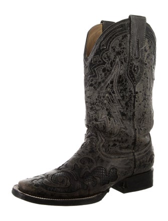 Corral Boots Leather Patterned Western Boots