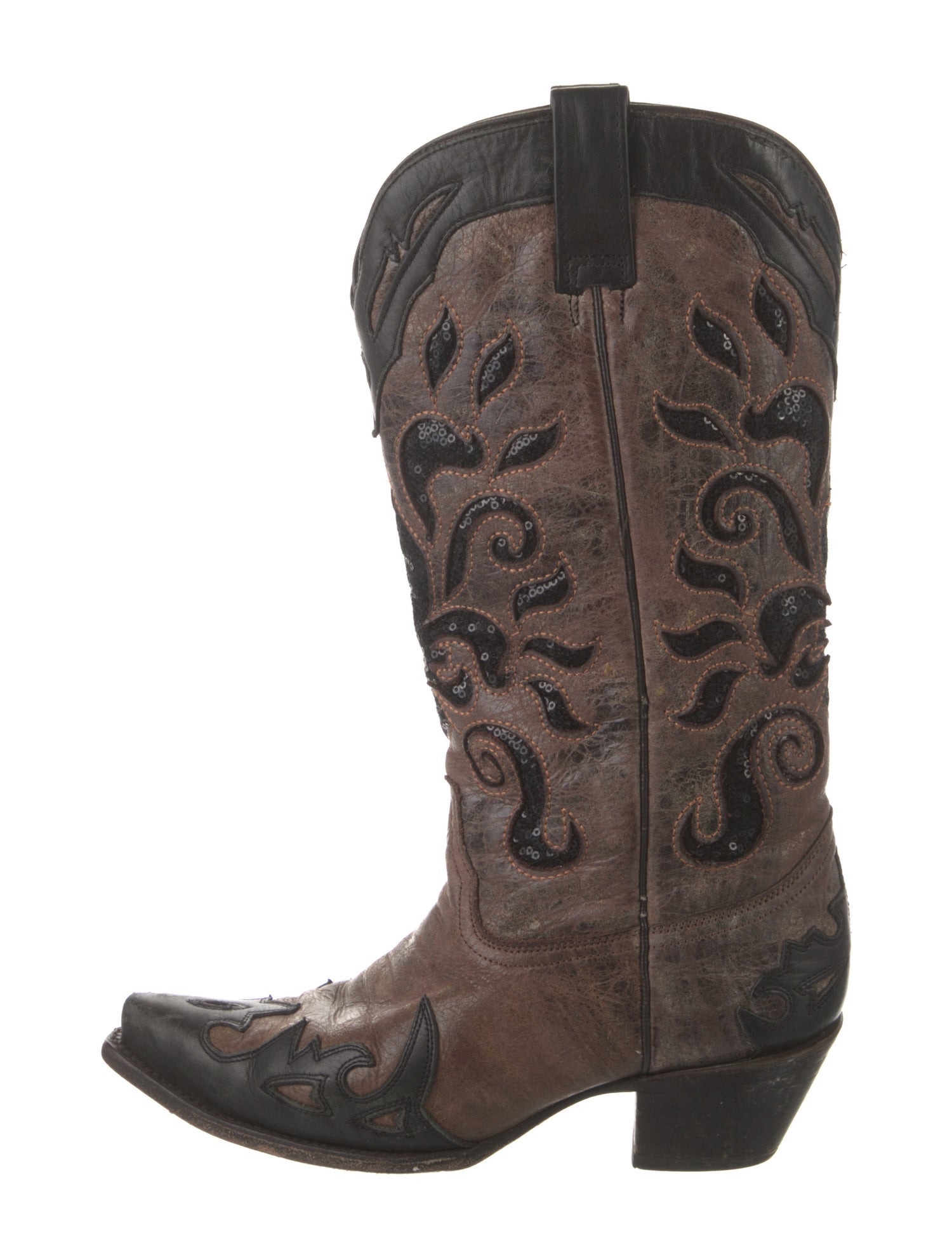 Corral Boots Leather Printed Western Boots