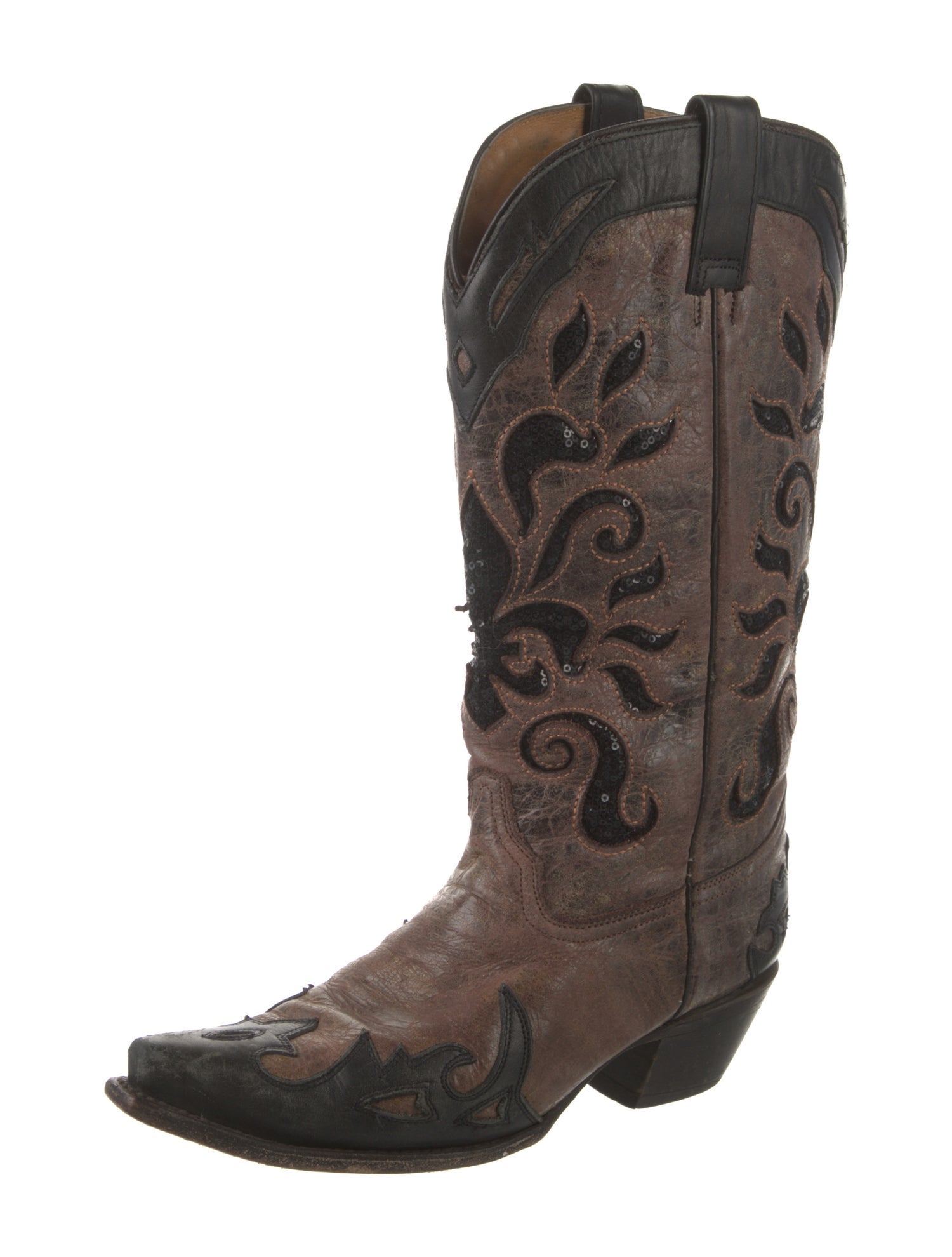 Corral Boots Leather Printed Western Boots