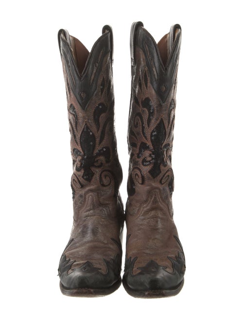 Corral Boots Leather Printed Western Boots