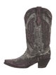 Corral Boots Leather Sequin Embellishments Western Boots