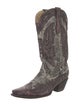 Corral Boots Leather Sequin Embellishments Western Boots