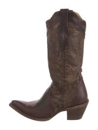 Corral Boots Leather Printed Western Boots