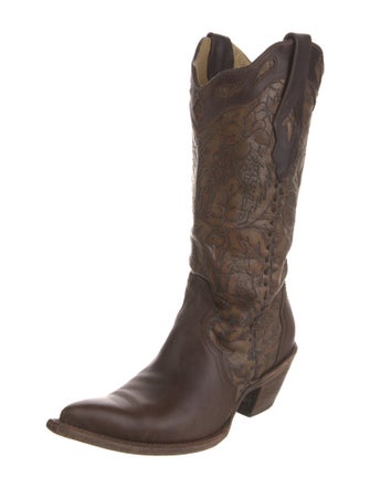 Corral Boots Leather Printed Western Boots