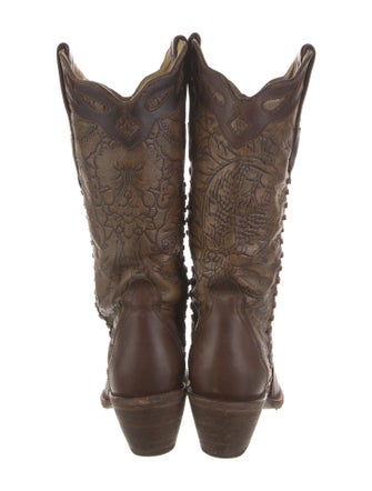 Corral Boots Leather Printed Western Boots