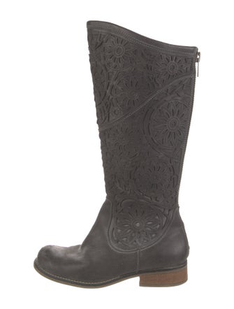 Corral Boots Leather Lasercut Accents Riding Boots