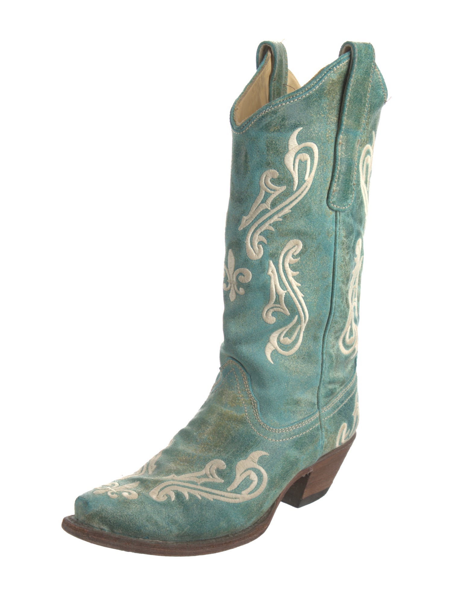 Corral Boots Leather Patterned Western Boots