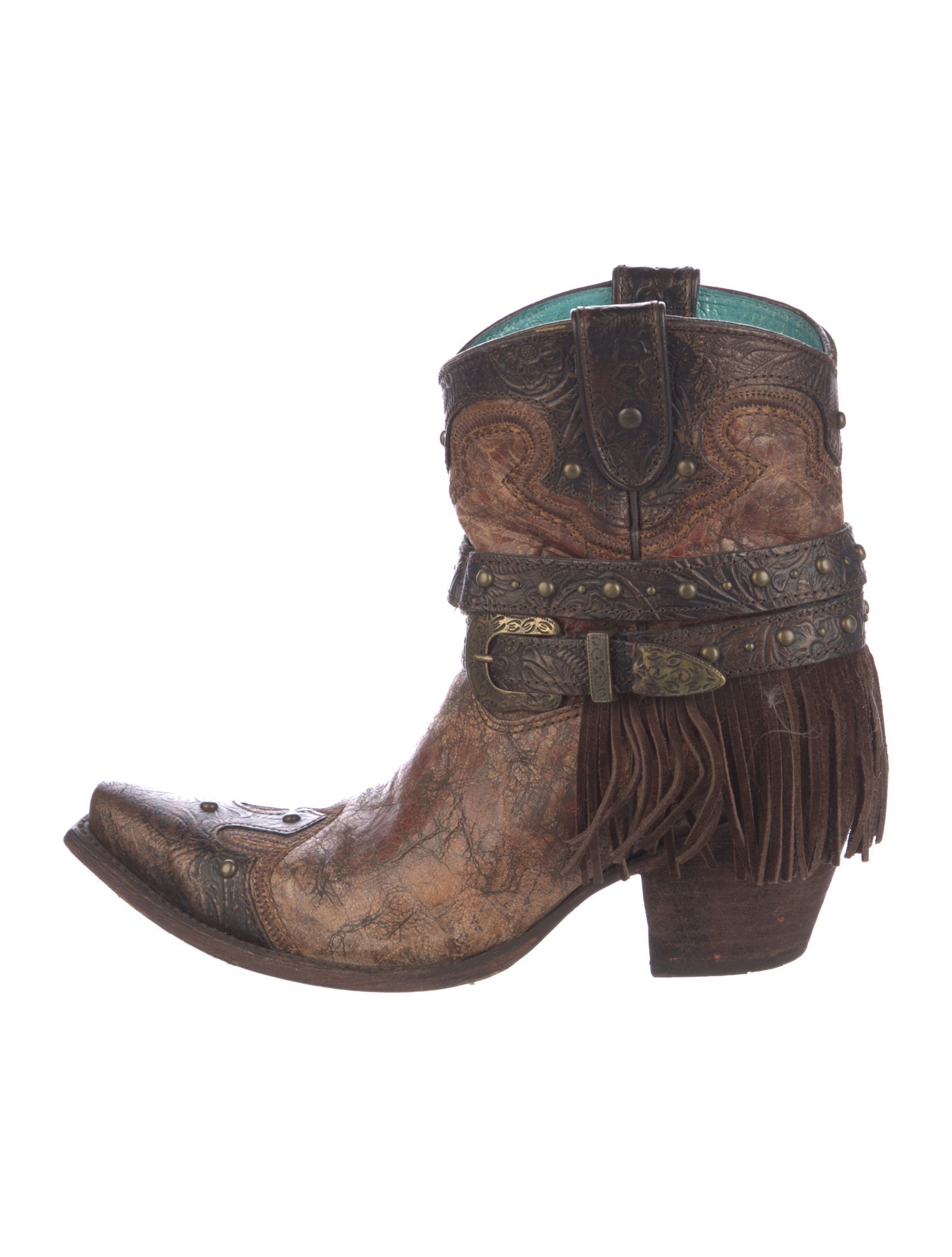 Corral Boots Leather Patterned Western Boots
