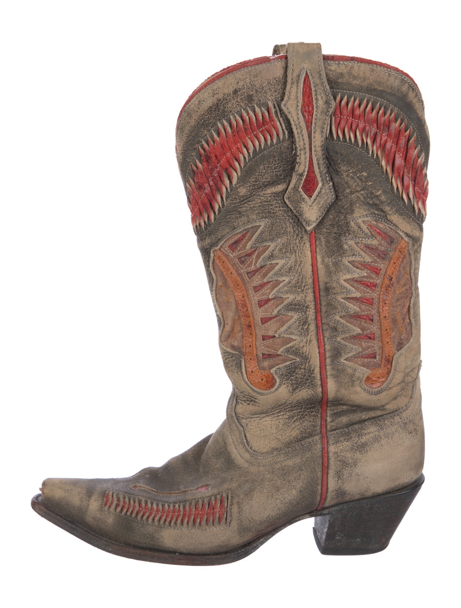 Corral Boots Leather Patterned Western Boots