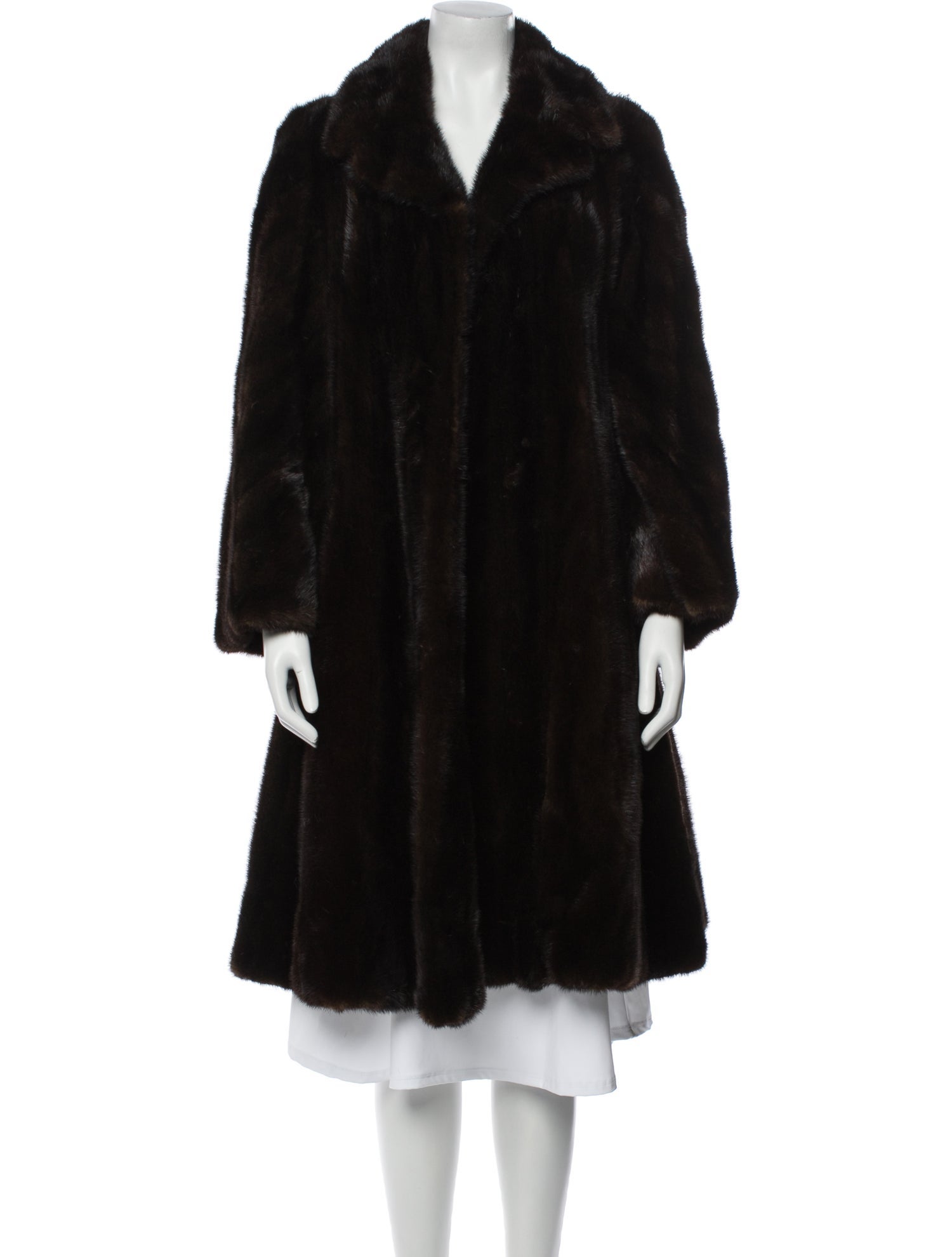 Black Diamond Mink Fur Coat